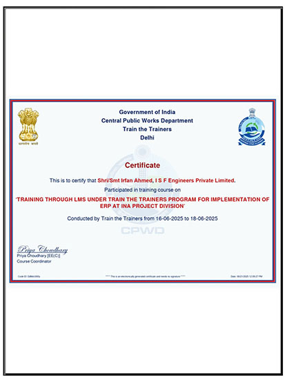 Certificate 3